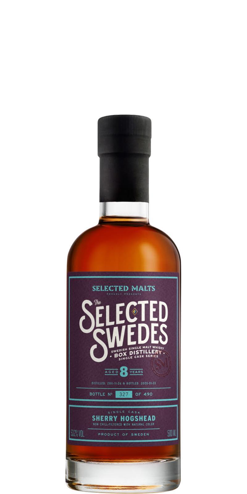 Box 2011 SM  Selected Swedes - Sherry