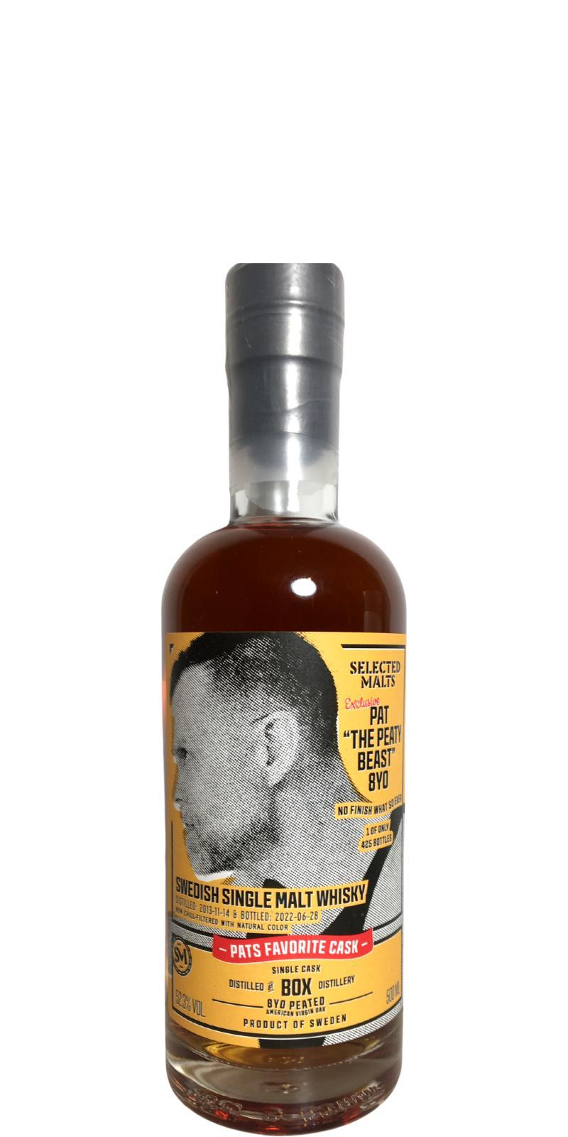 Box 2013 SM  Pats Favorite Cask