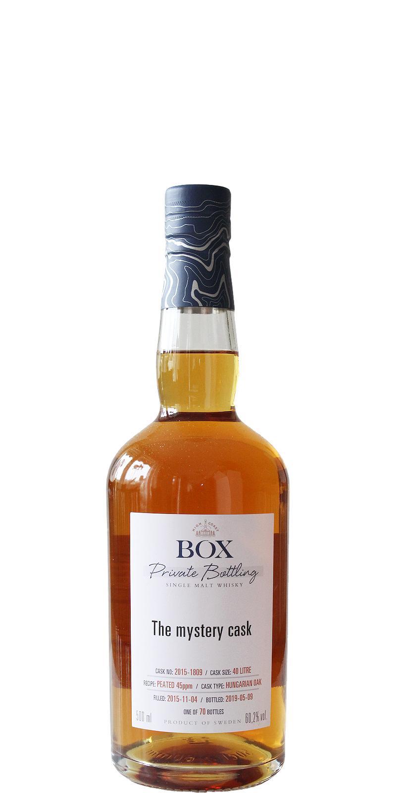 Box 2015 WSla  The mystery cask