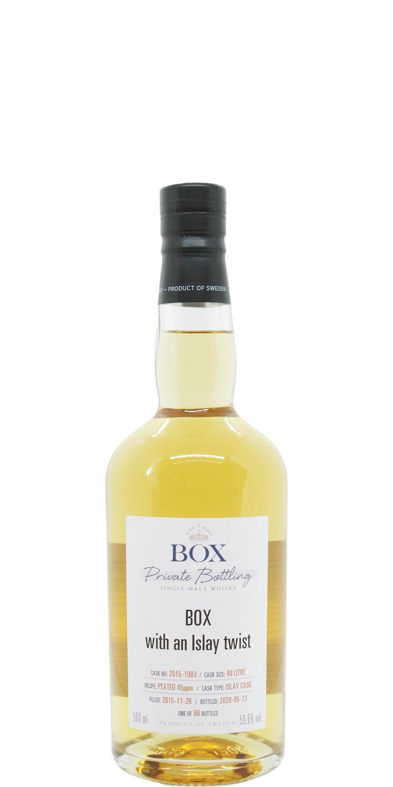 Box 2015 WSla  BOX with an Islay twist