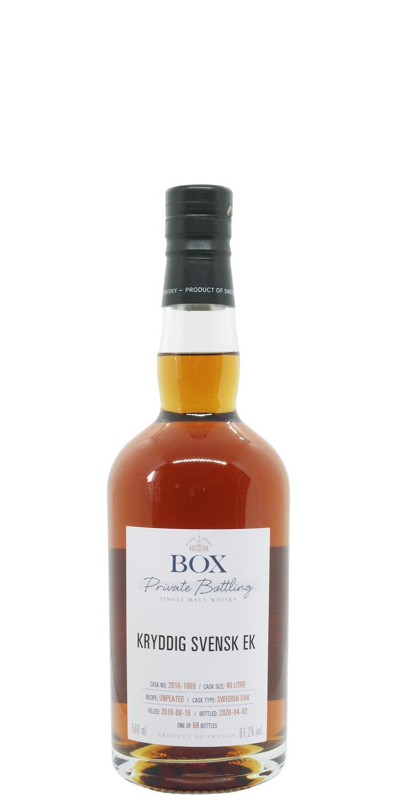 Box 2016 WSla  Kryddig svensk ek