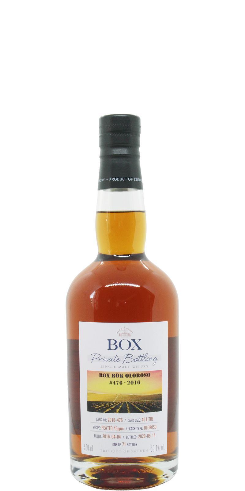 Box 2016 WSla  Box Rök Oloroso