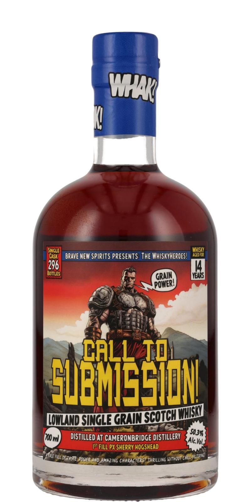 Cameronbridge 14-year-old BNSp  Call To Submission - The WhiskyHeroes