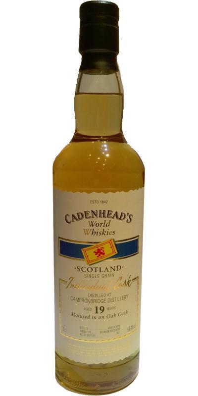 Cameronbridge 1989 CA  World Whiskies