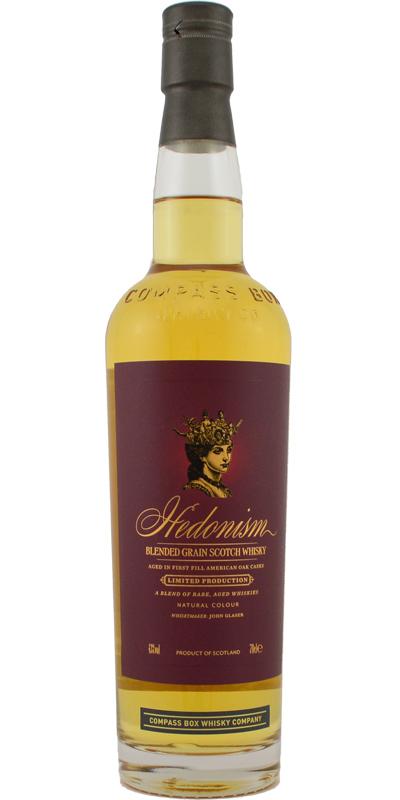 Hedonism Blended Grain Scotch Whisky CB  Limited Production
