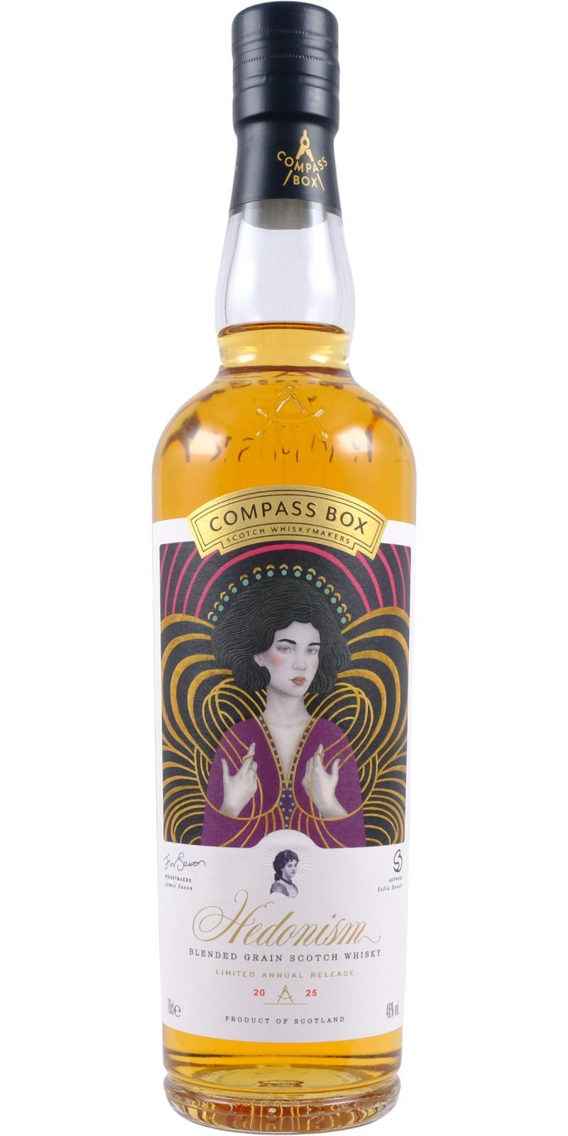 Hedonism Blended Grain Scotch Whisky CB  Limited Annual Release