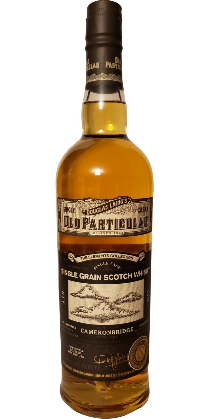 Cameronbridge 1991 DL  Old Particular - The Elements Collection - Earth