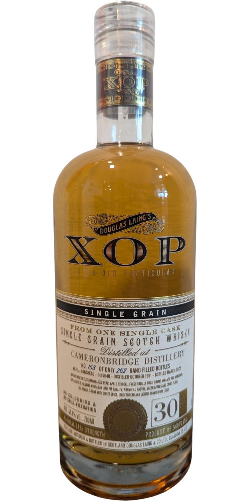 Cameronbridge 1991 DL  XOP