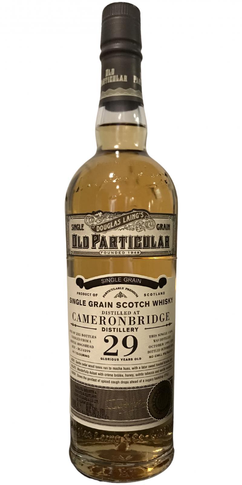 Cameronbridge 1991 DL  Old Particular