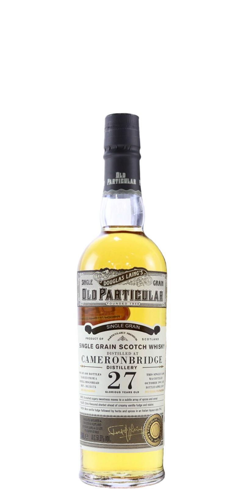 Cameronbridge 1991 DL  Old Particular