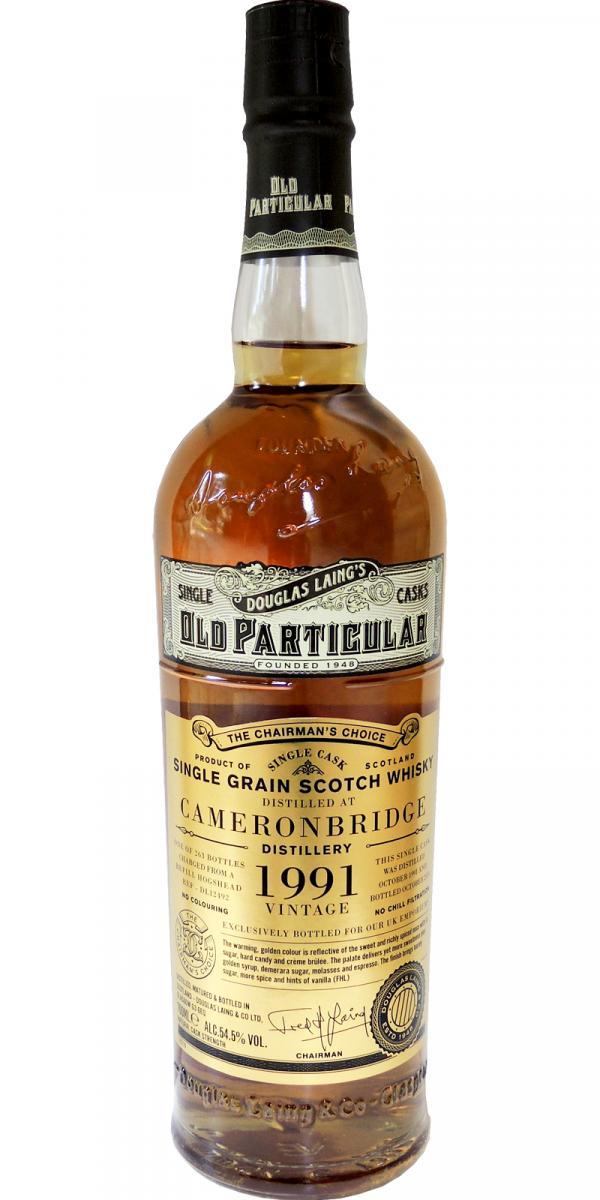 Cameronbridge 1991 DL  Old Particular - The Chairman's Choice