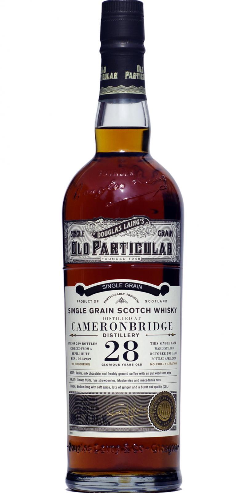 Cameronbridge 1991 DL  Old Particular