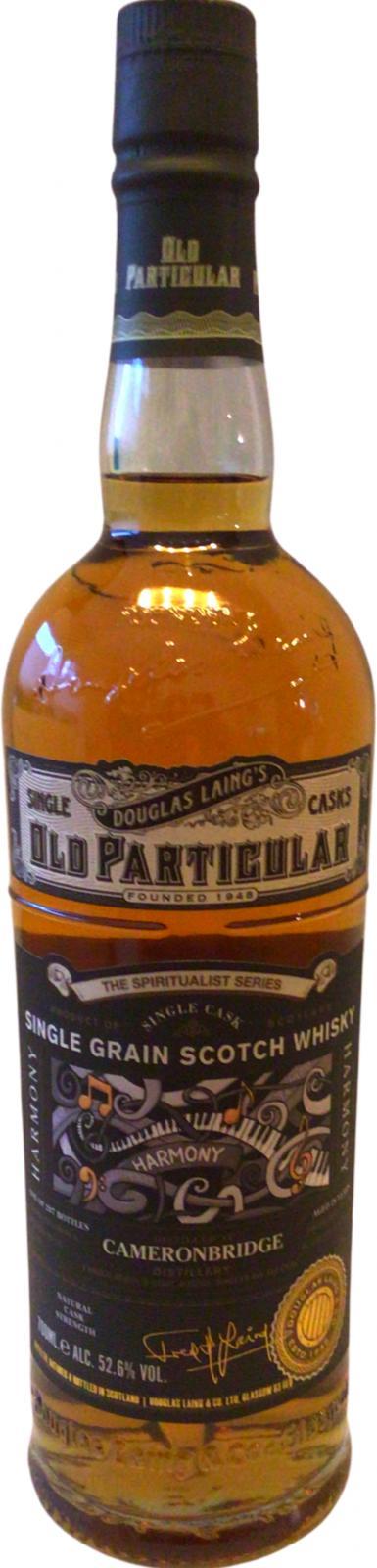 Cameronbridge 1991 DL  Old Particular - The Spiritualist Series - Harmony