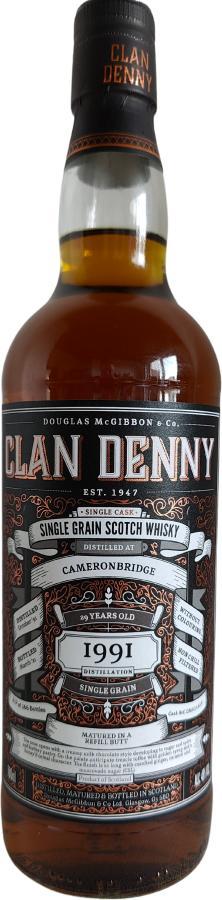 Cameronbridge 1991 McG  Clan Denny