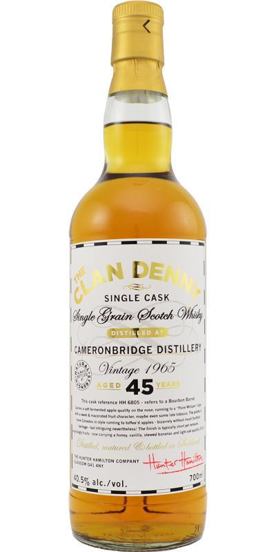 Cameronbridge 1965 HH  The Clan Denny