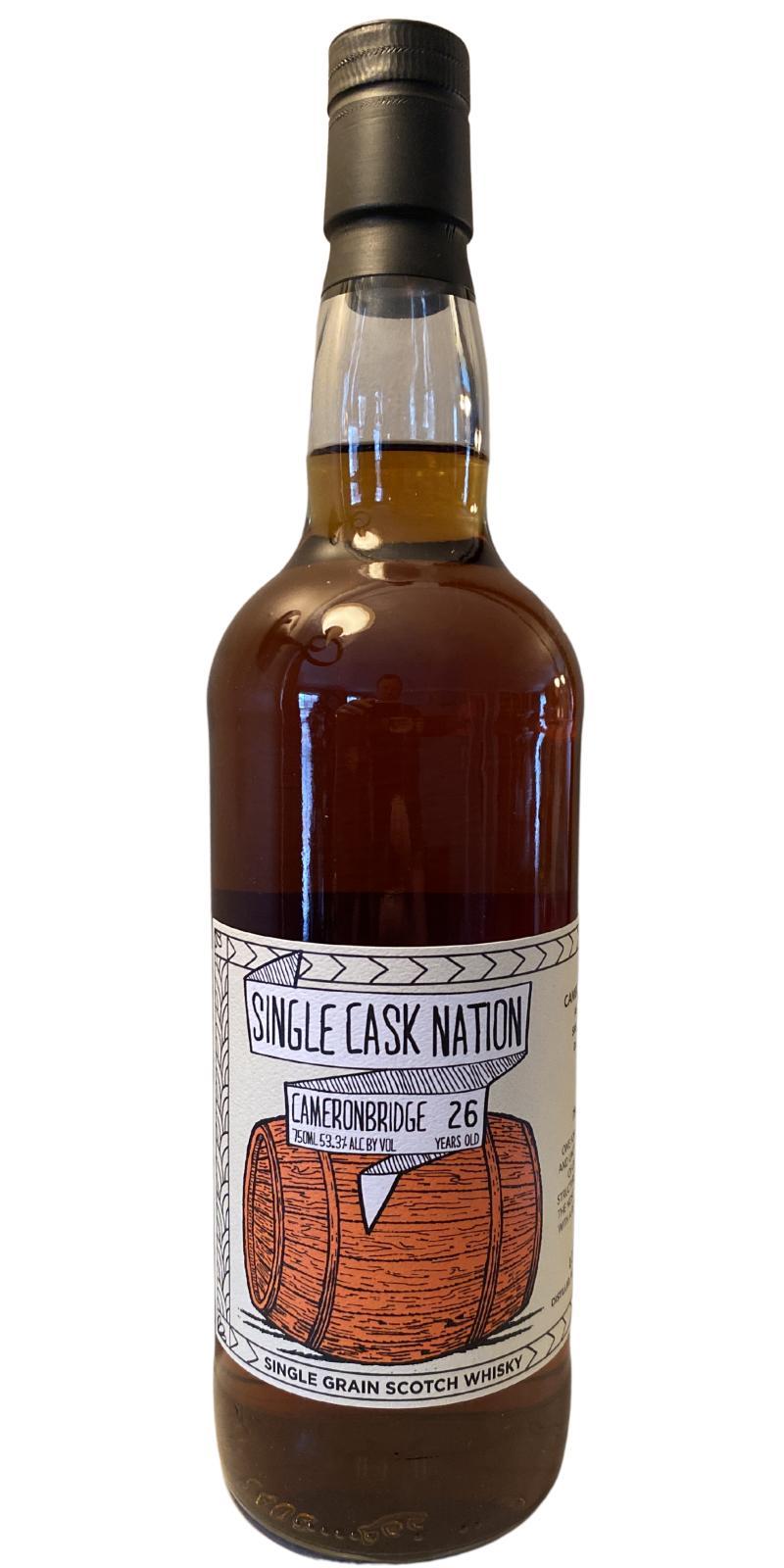 Cameronbridge 1992 JWC  Single Cask Nation