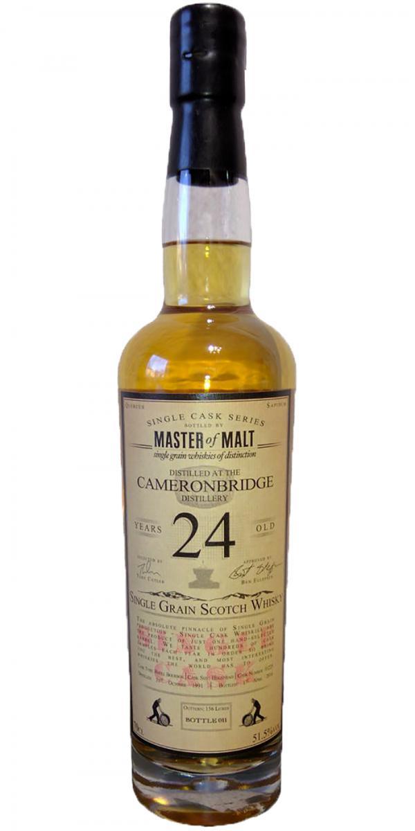 Cameronbridge 1991 MoM  Single Cask Series