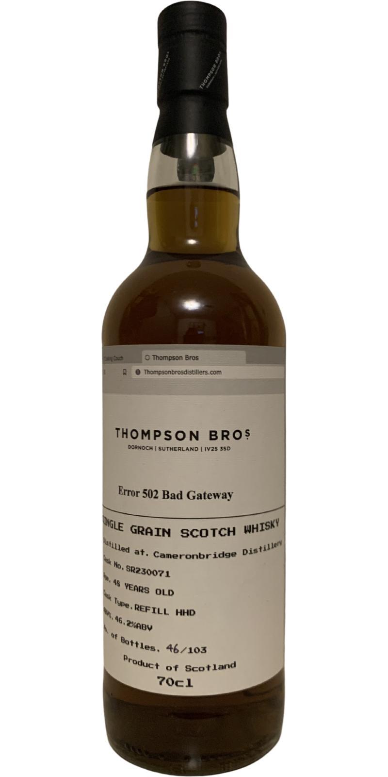 Cameronbridge 1975 PST  Error 502 Bad Gateway