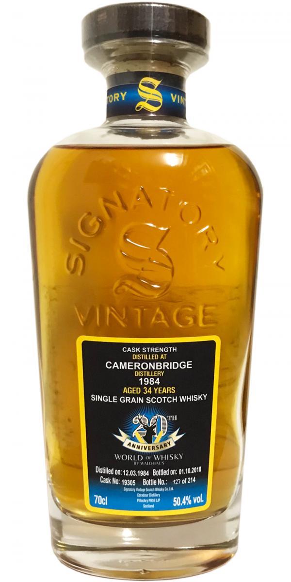 Cameronbridge 1984 SV  Cask Strength Collection