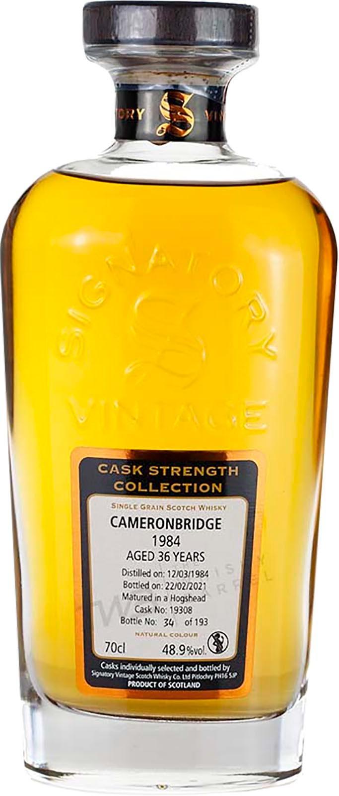 Cameronbridge 1984 SV  Cask Strength Collection