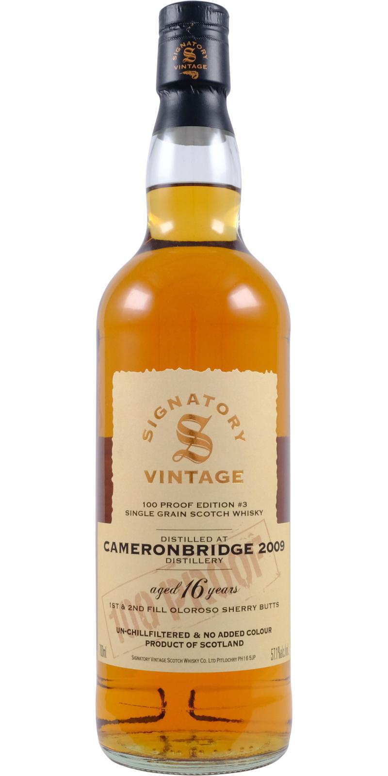 Cameronbridge 2009 SV  100 Proof - Edition #3