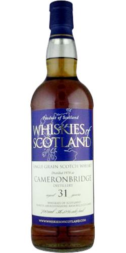 Cameronbridge 1978 SMD  Whiskies of Scotland