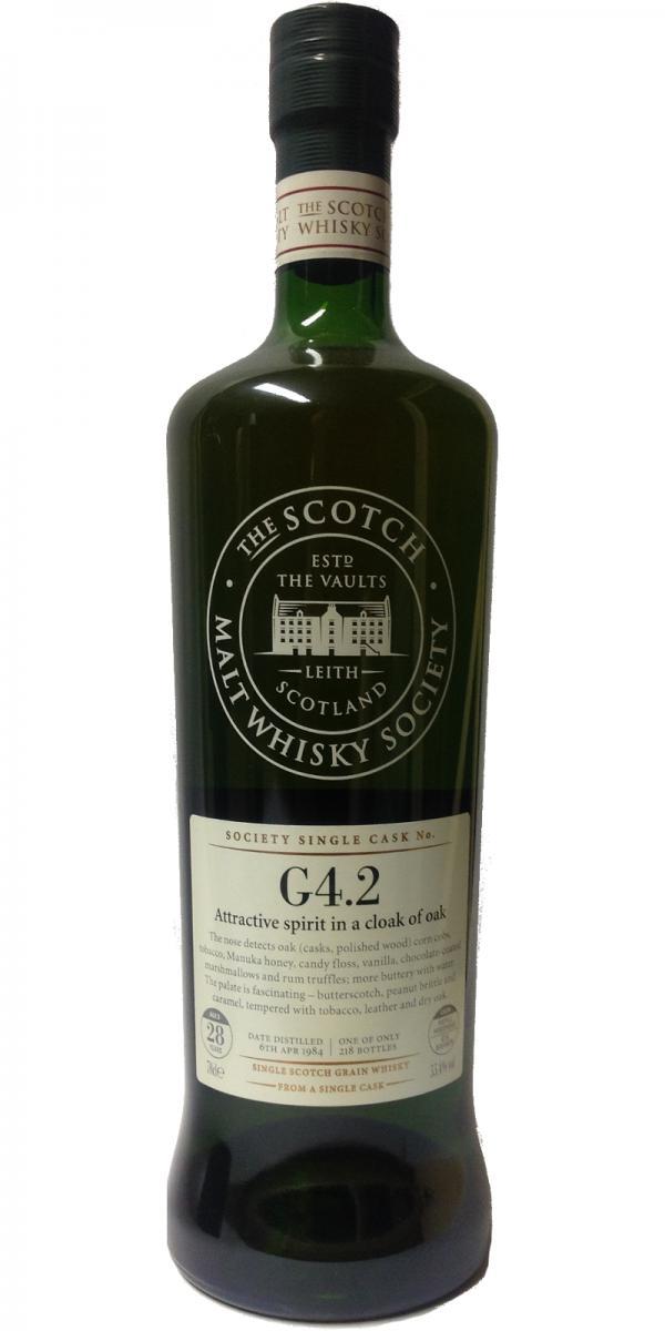 Cameronbridge 1984 SMWS G4.2  Attractive spirit in a cloak of oak