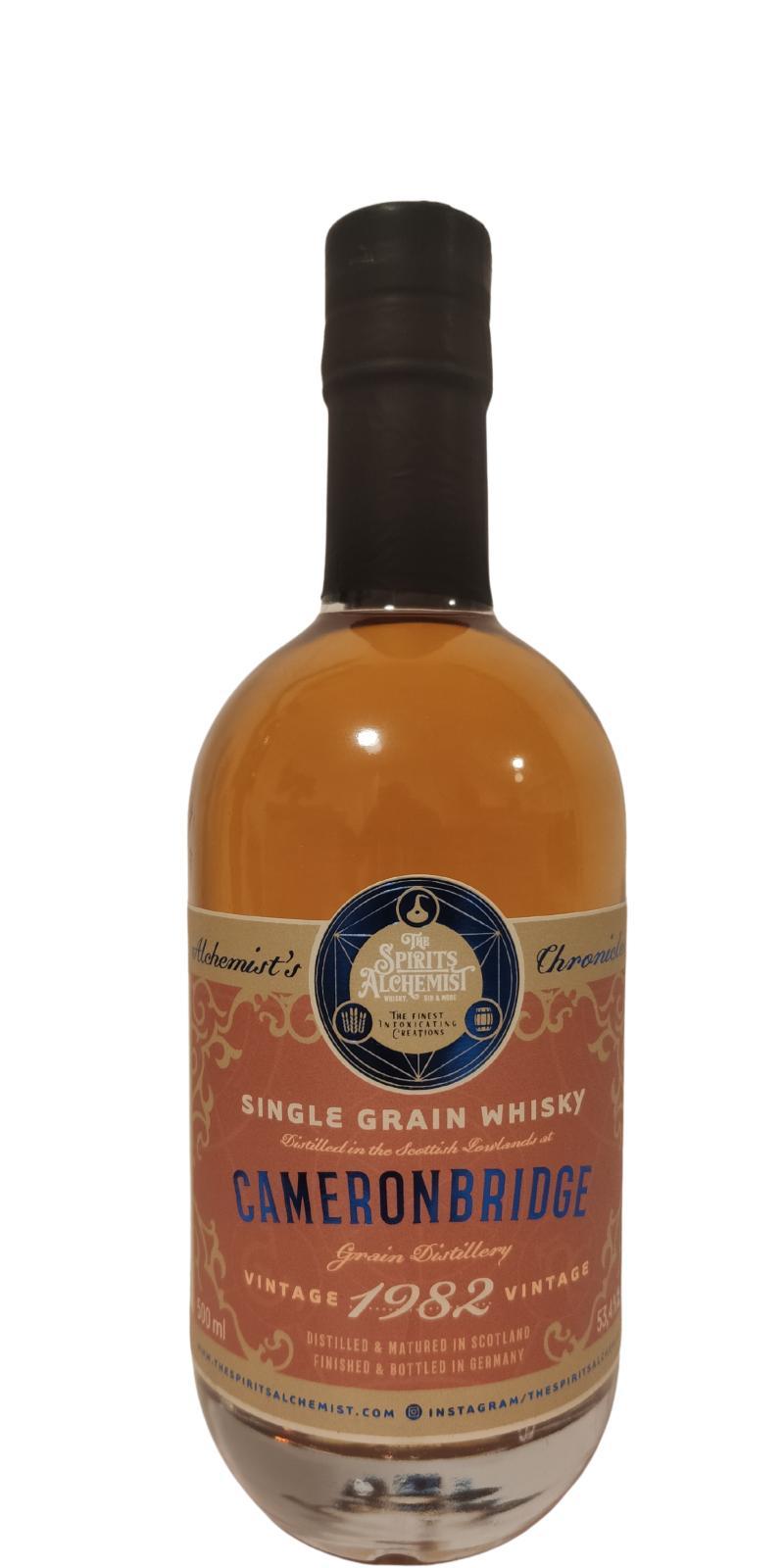 Cameronbridge 1982 TSA  The Alchemist's Chronicles - Chapter No. 1