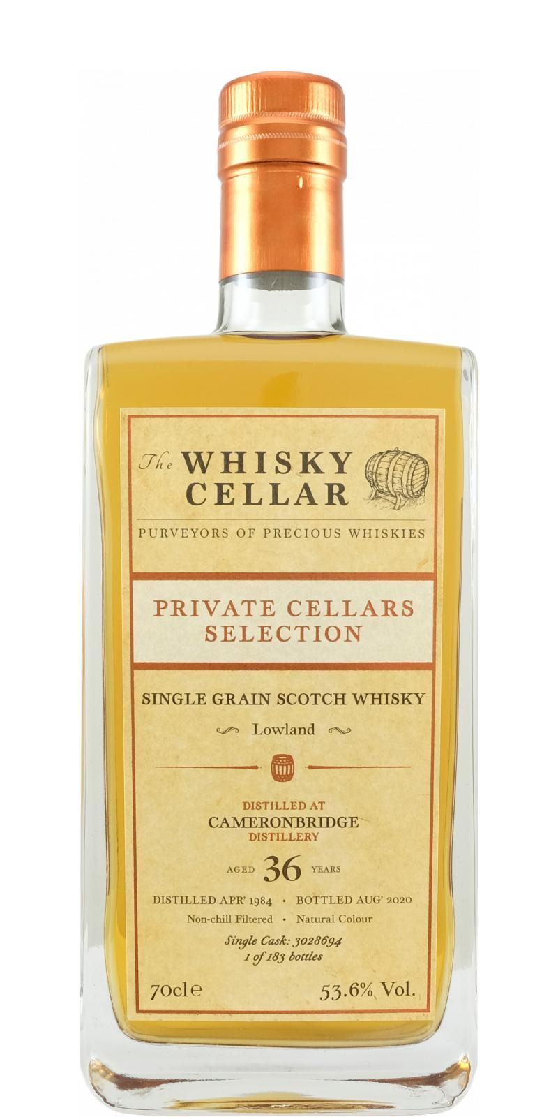 Cameronbridge 1984 TWCe  Private Cellars Selection