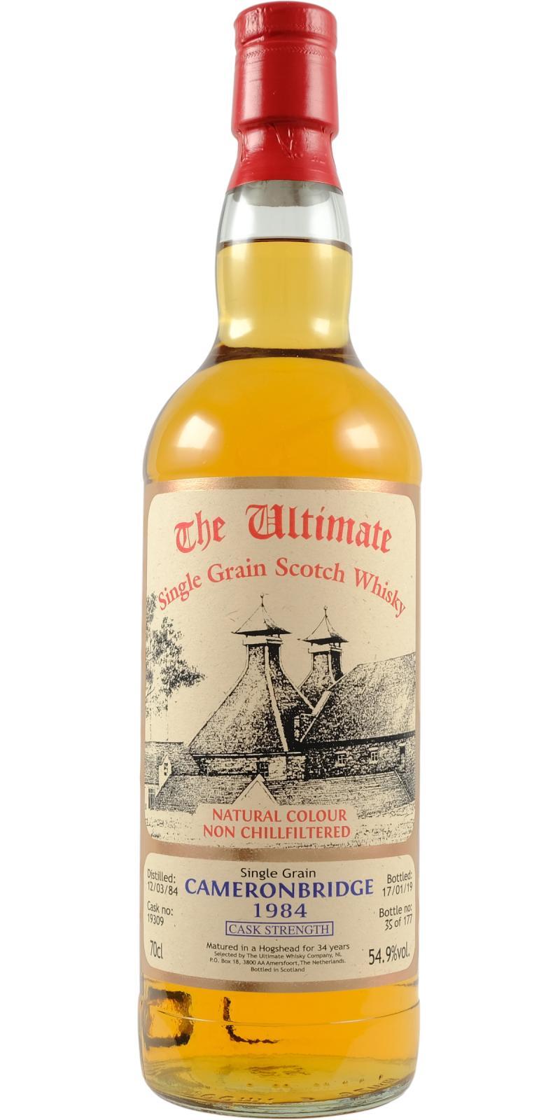 Cameronbridge 1984 vW  The Ultimate - Cask Strength