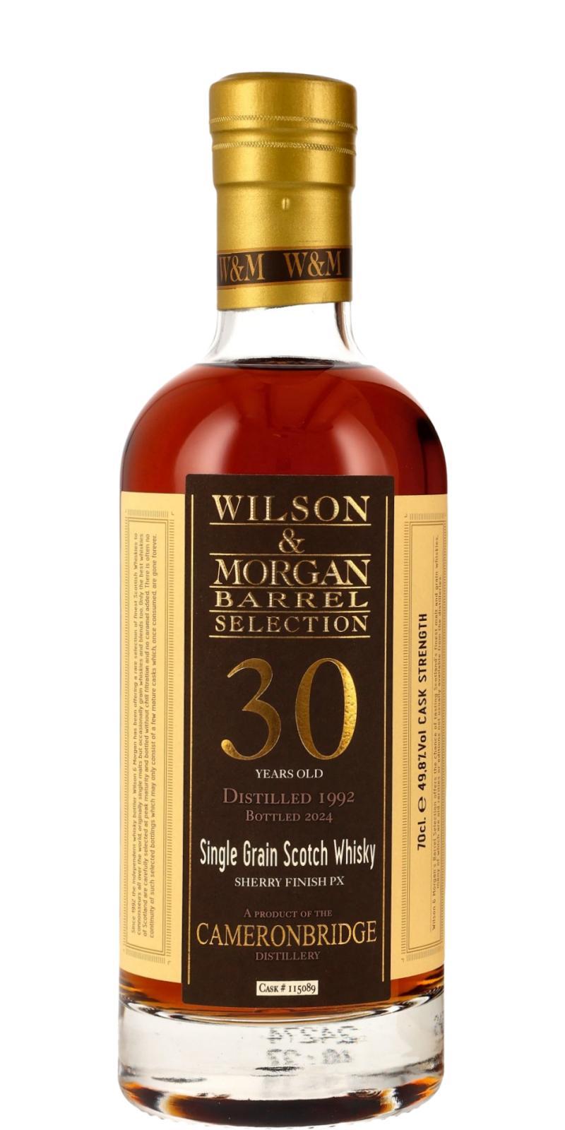 Cameronbridge 1992 WM  Barrel Selection - Special Release