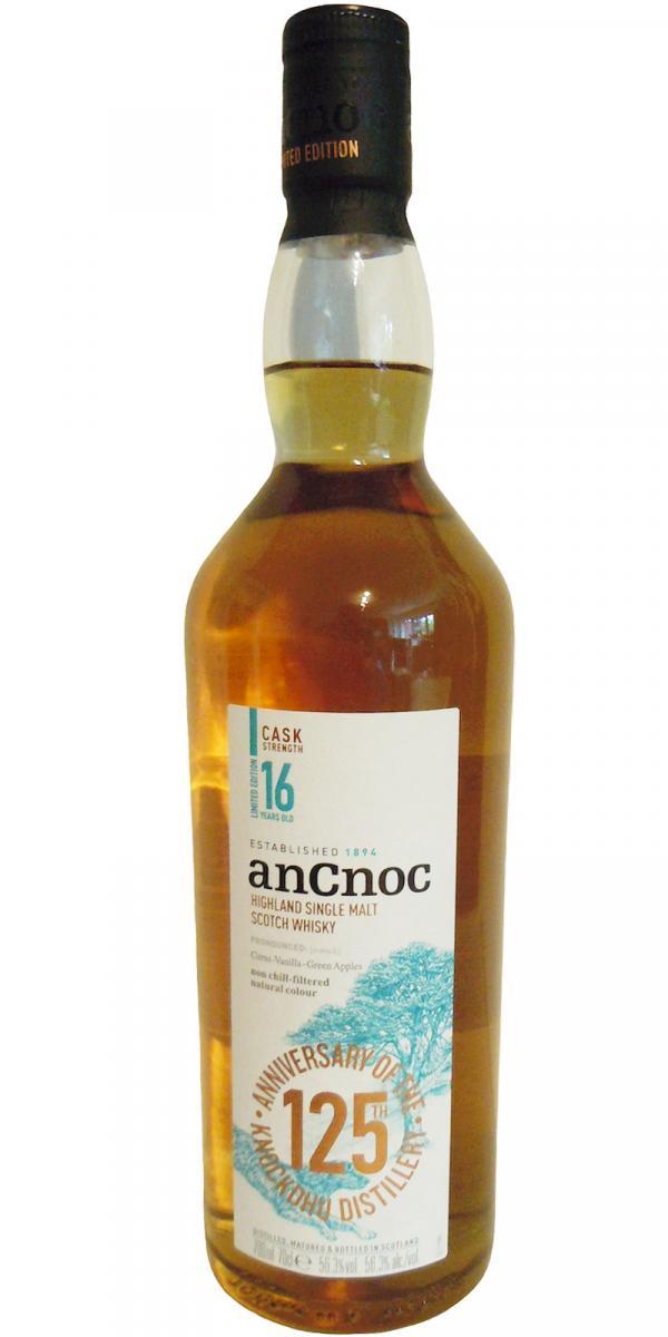 anCnoc 16-year-old  125th Anniversary of Knockdhu Distillery