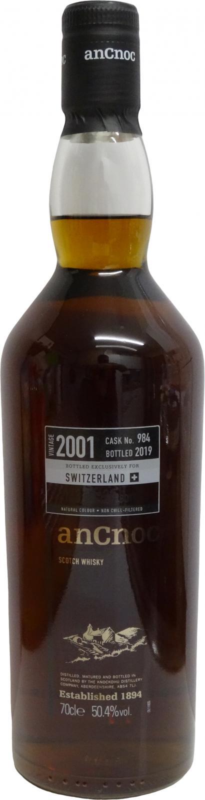 anCnoc 2001  Single Cask Exclusive