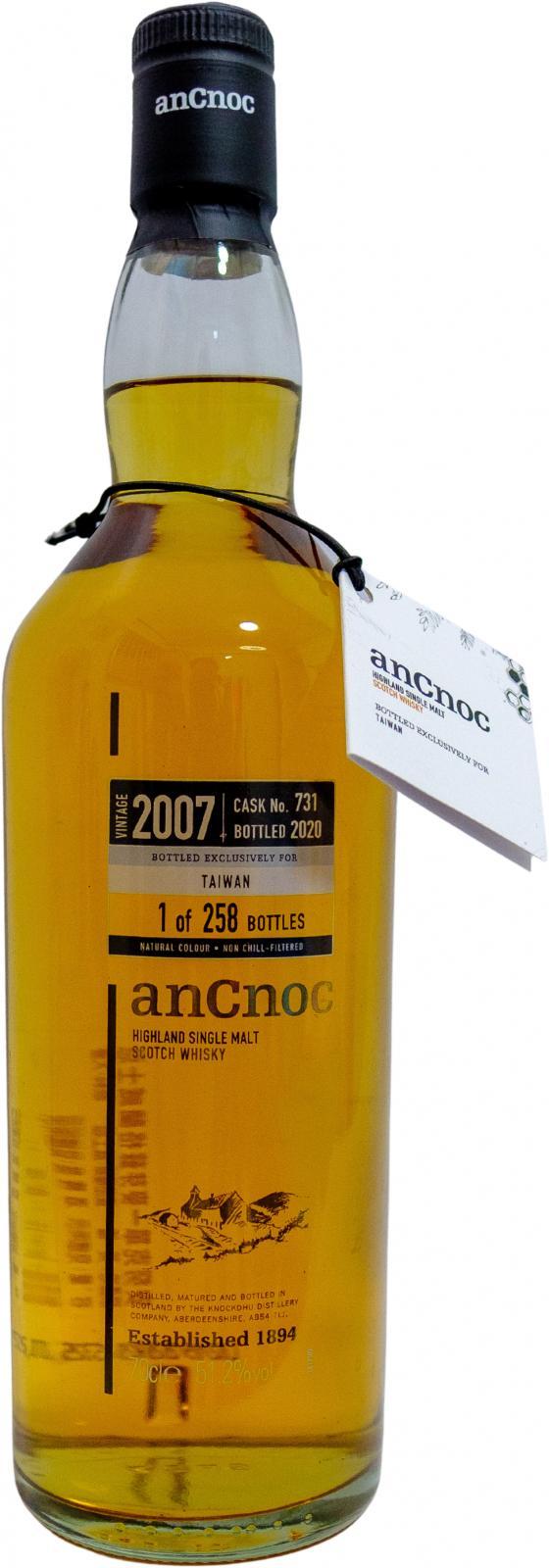 anCnoc 2007  Single Cask Exclusive