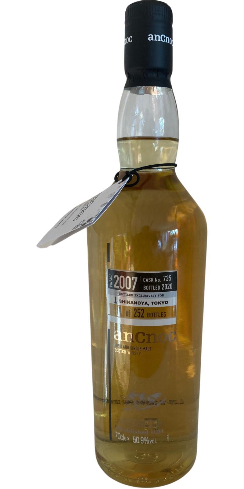 anCnoc 2007  Single Cask Exclusive