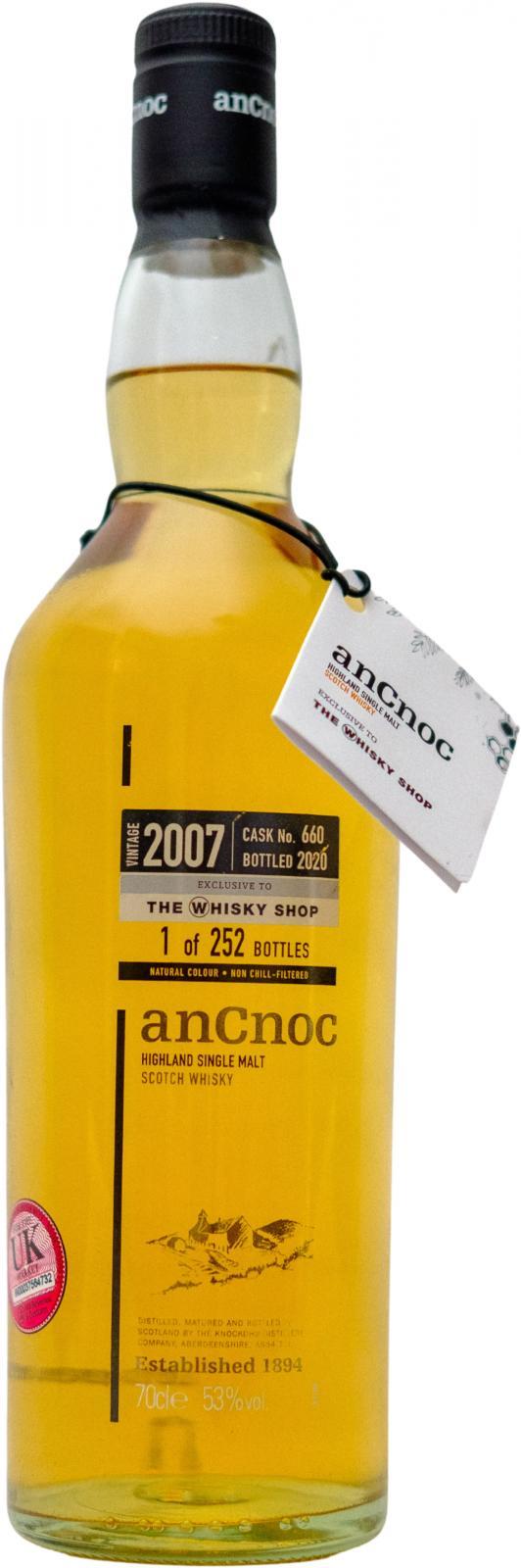 anCnoc 2007  Single Cask Exclusive