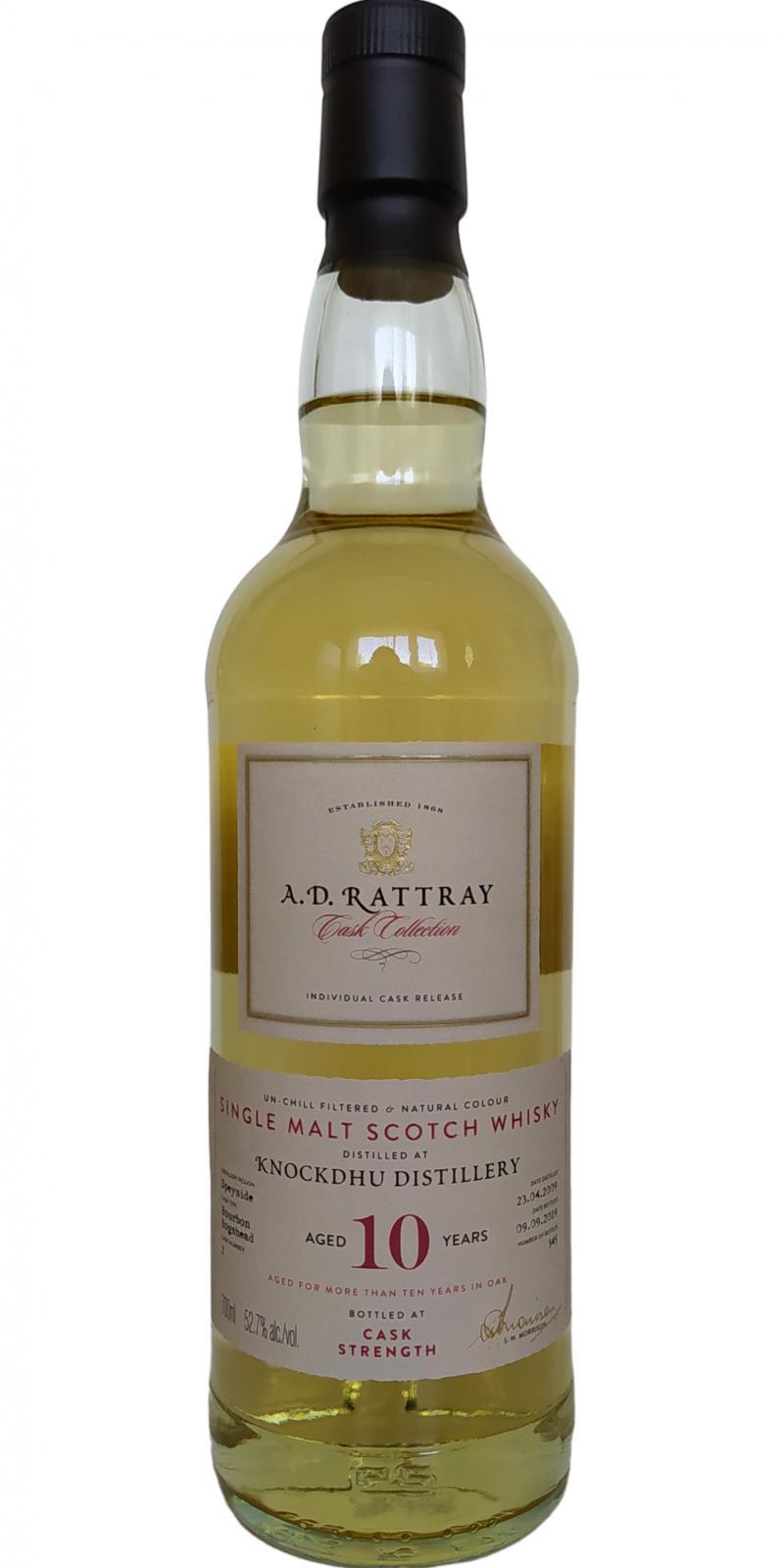 Knockdhu 2009 DR  Individual Cask Release