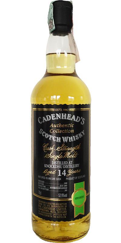 Knockdhu 1989 CA  Authentic Collection