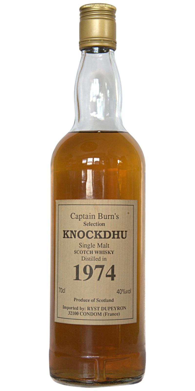 Knockdhu 1974 CpB  Selection