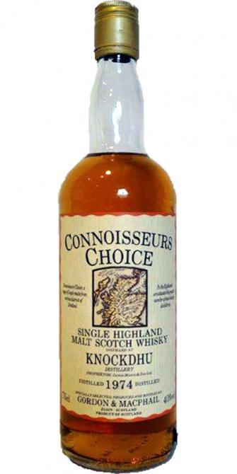 Knockdhu 1974 GM  Connoisseurs Choice