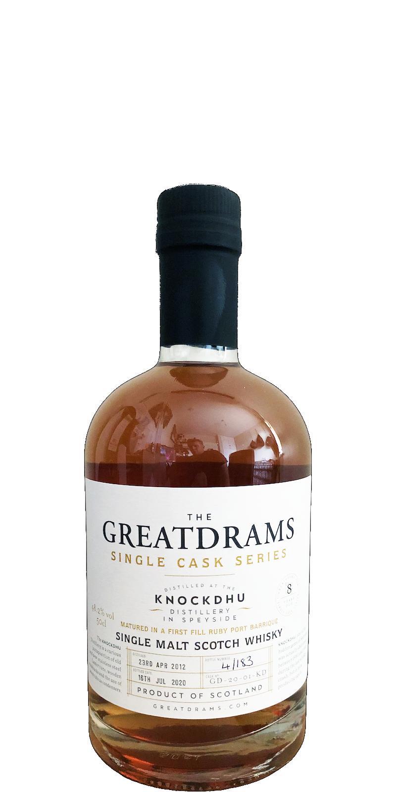 Knockdhu 2012 GtDr  Single Cask Series