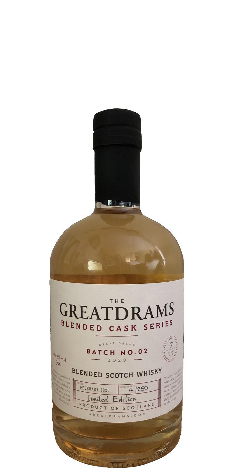 The Greatdrams 07-year-old GtDr  Blended Cask Series