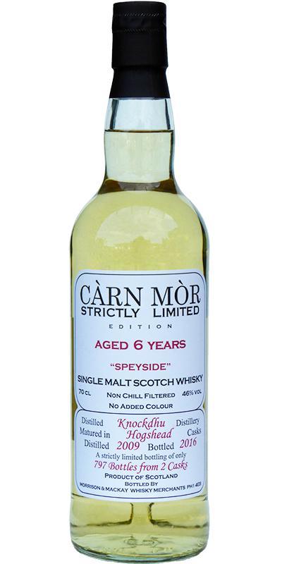 Knockdhu 2009 MMcK  Càrn Mòr - Strictly Limited Edition