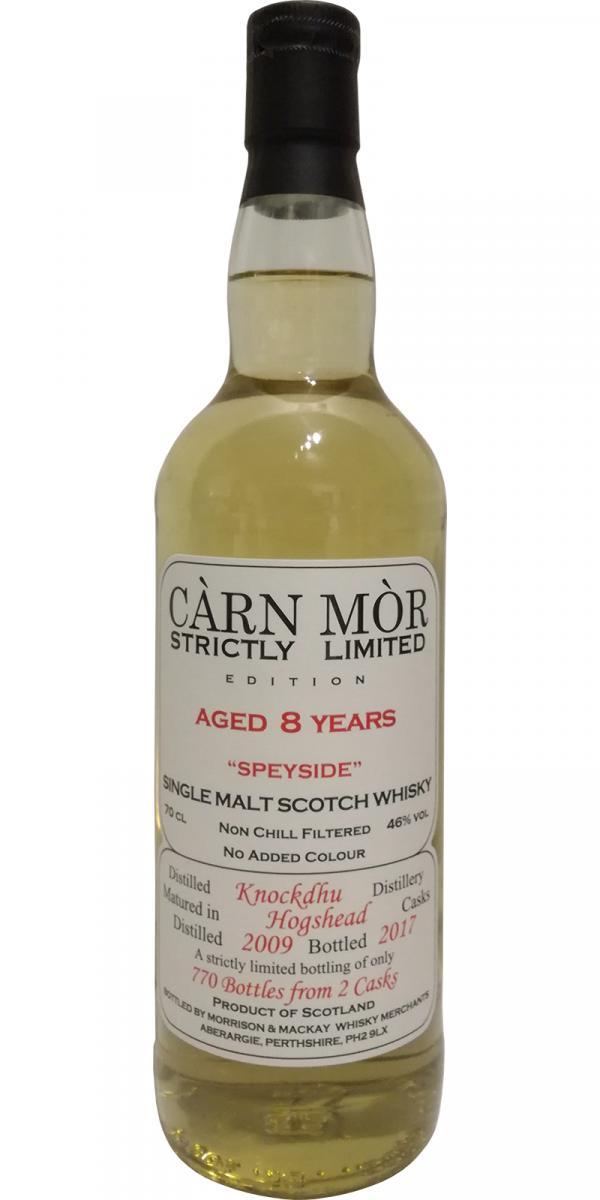 Knockdhu 2009 MMcK  Càrn Mòr - Strictly Limited Edition
