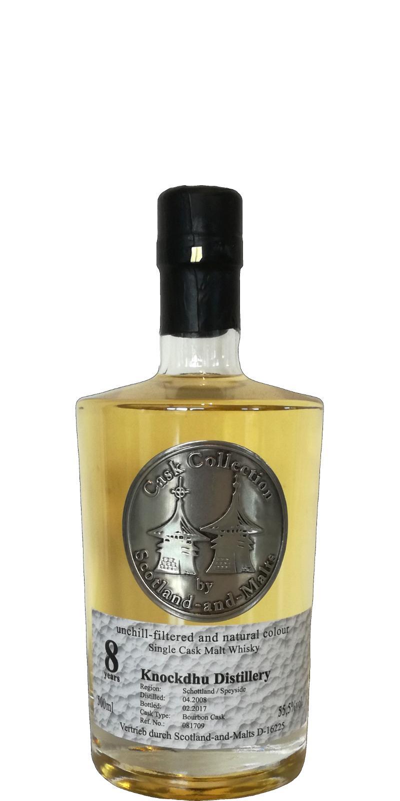 Knockdhu 2008 SaM  Cask Collection