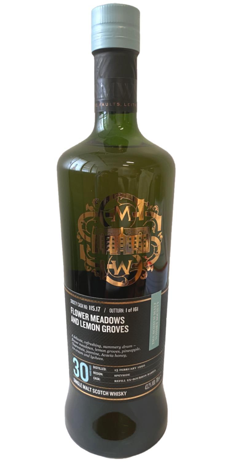 anCnoc 1990 SMWS 115.17  Flower meadows and lemon groves