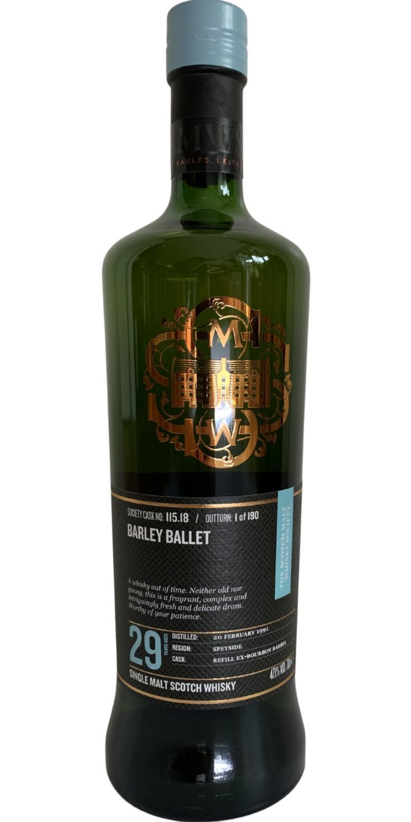 anCnoc 1991 SMWS 115.18  Barley ballet