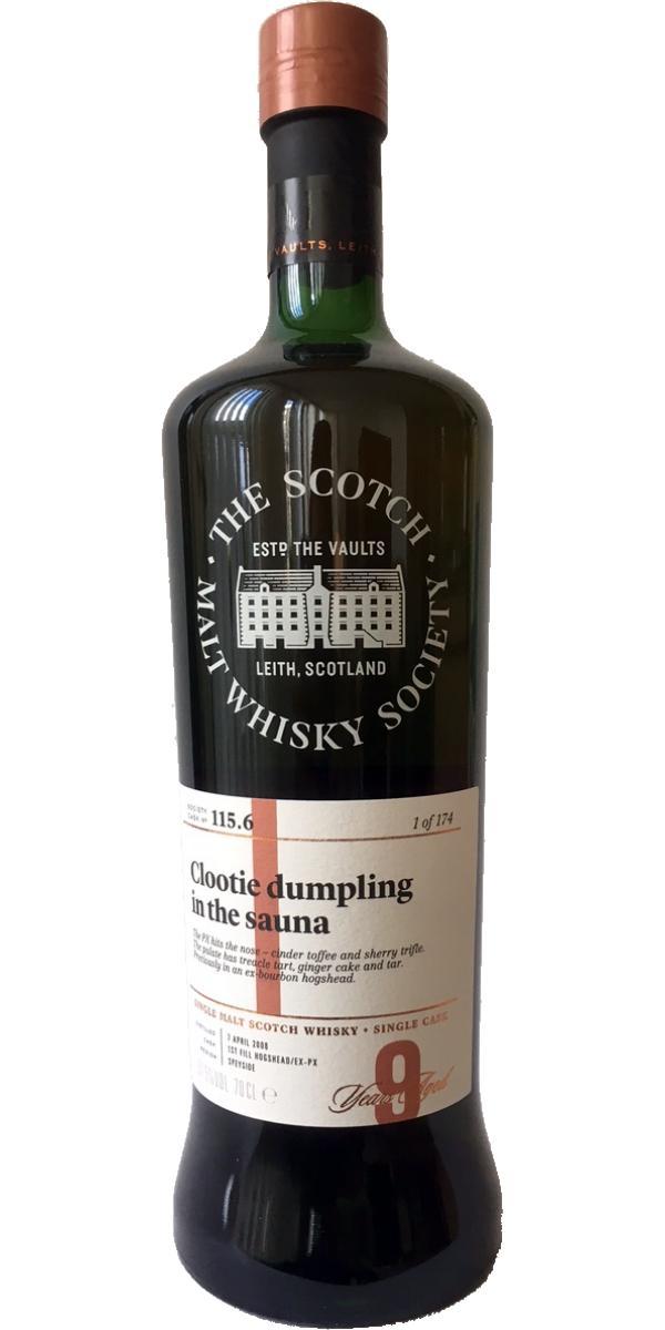 anCnoc 2008 SMWS 115.6  Clootie dumpling in the sauna