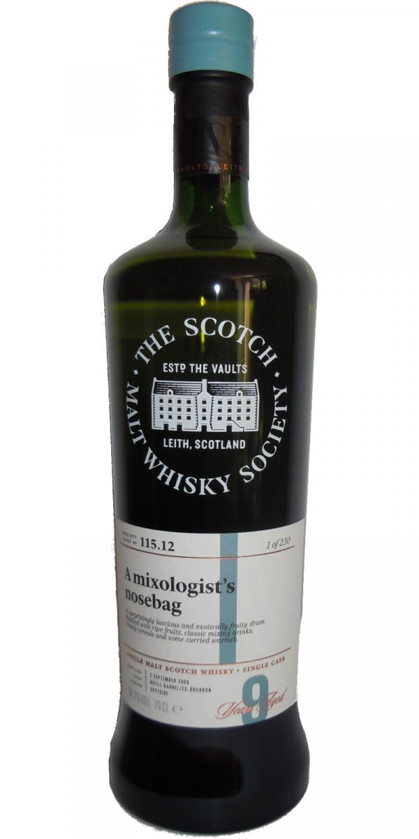 anCnoc 2009 SMWS 115.12  A mixologist's nosebag