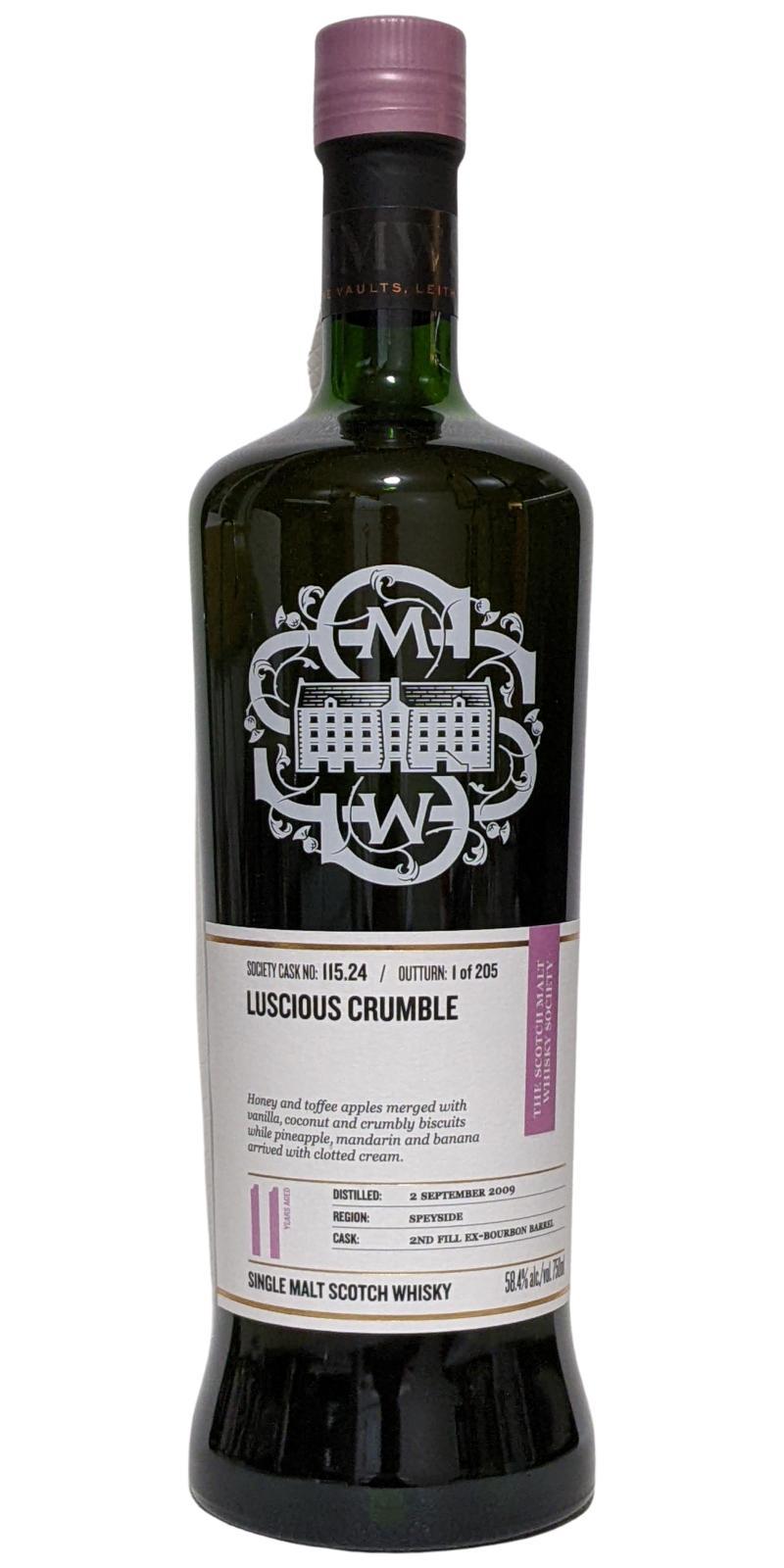 anCnoc 2009 SMWS 115.24  Luscious crumble